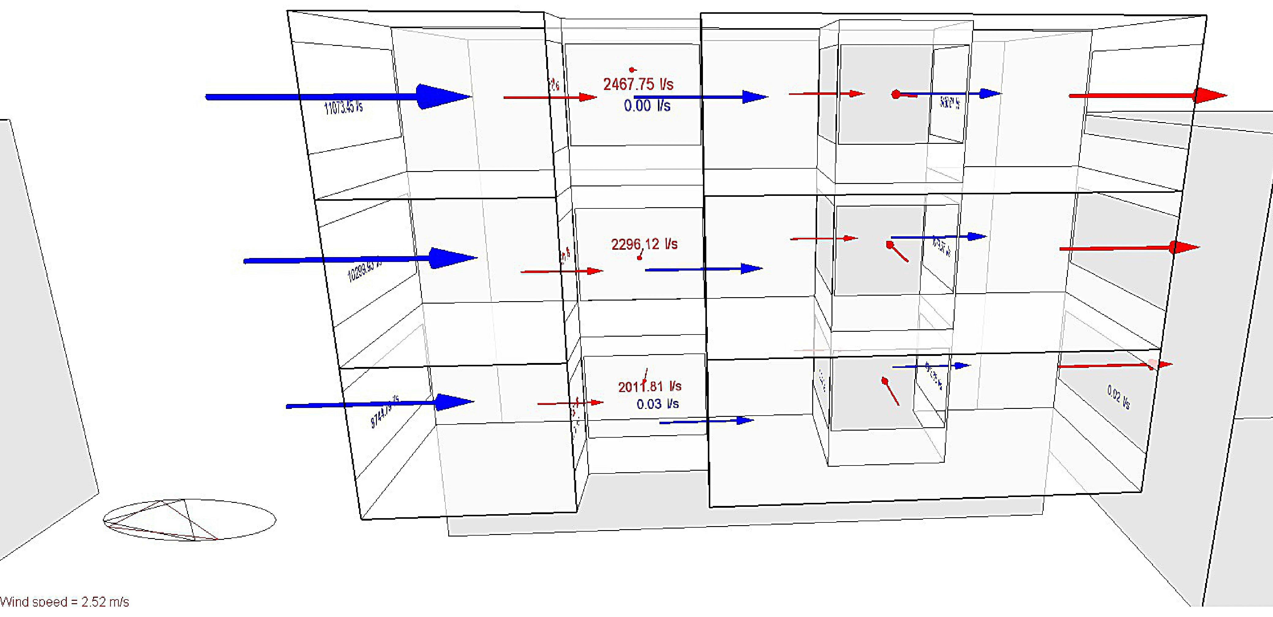 View of deep plan building on May 18th 3pm.