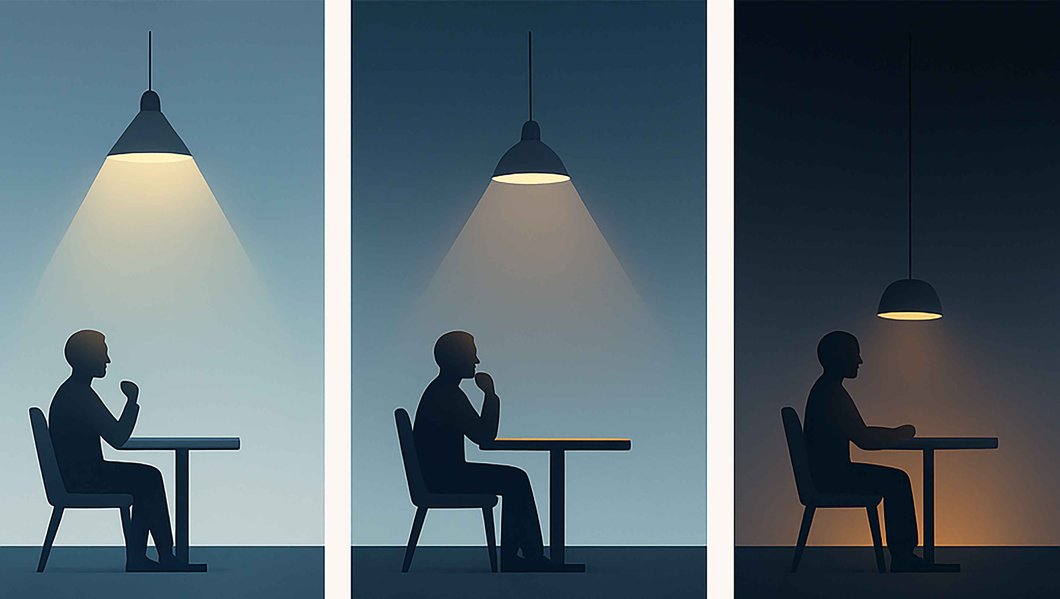 Adaptive lighting profiles aligned with the natural light cycle. The figure illustrates the author's conceptual design influenced by human-centric lighting research.