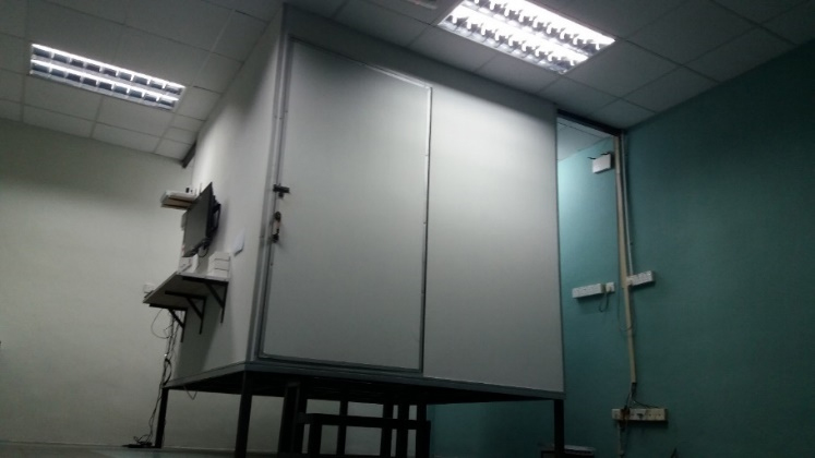 Artificial sky simulator.