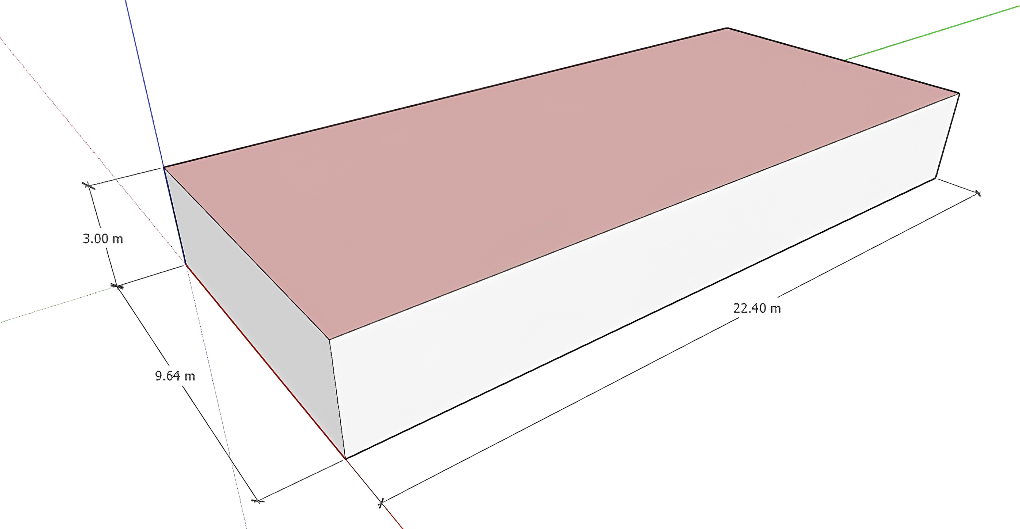 Simplified underground space.